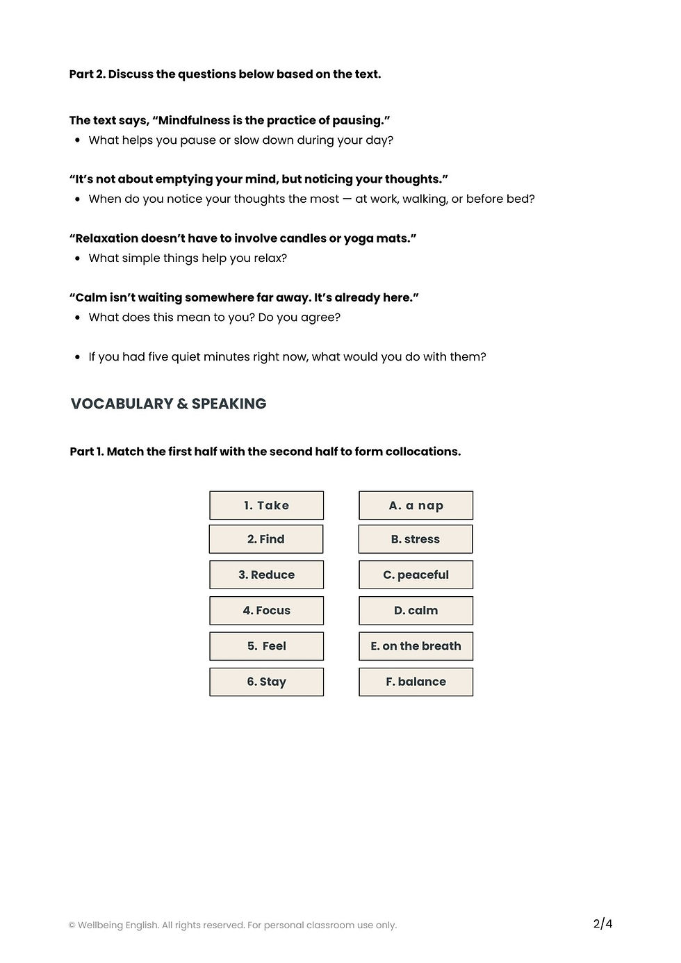 Thumbnail: Mindfulness & Relaxation