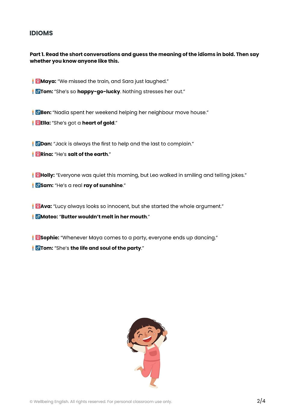 Thumbnail: Positive Personality Idioms