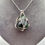 Thumbnail: Sterling Silver Cage with Jade Crystal Necklace