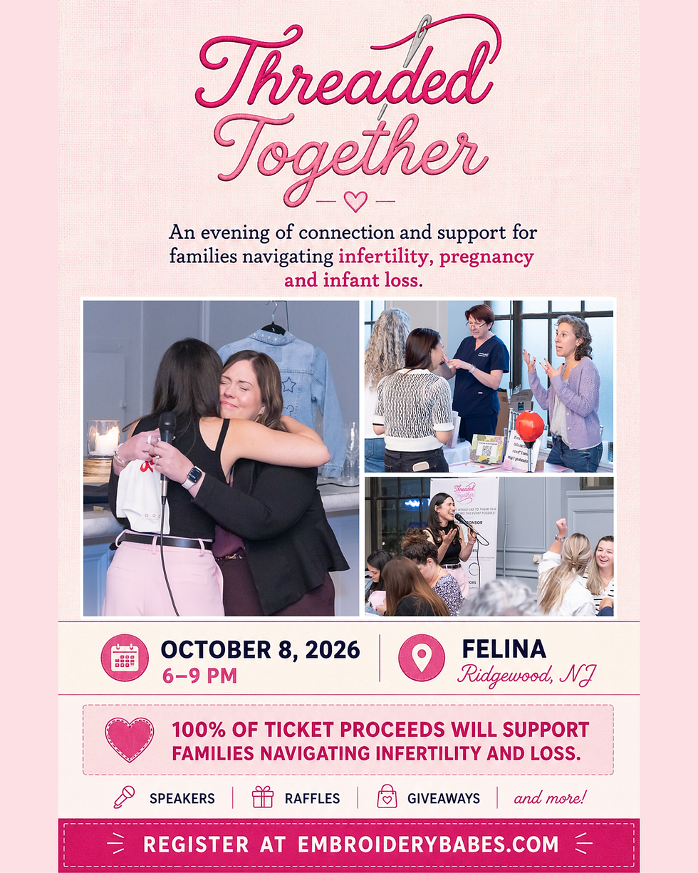 Threaded Together: An Evening of Support for Infertility & Loss | 10/8 in Ridgewood, NJ