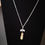 Miniature : Collier fiole billes couleurs or et nœud
