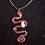 Miniature : Collier serpentin et perles