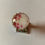 Miniature : Bague cabochon 16 mm fleurs