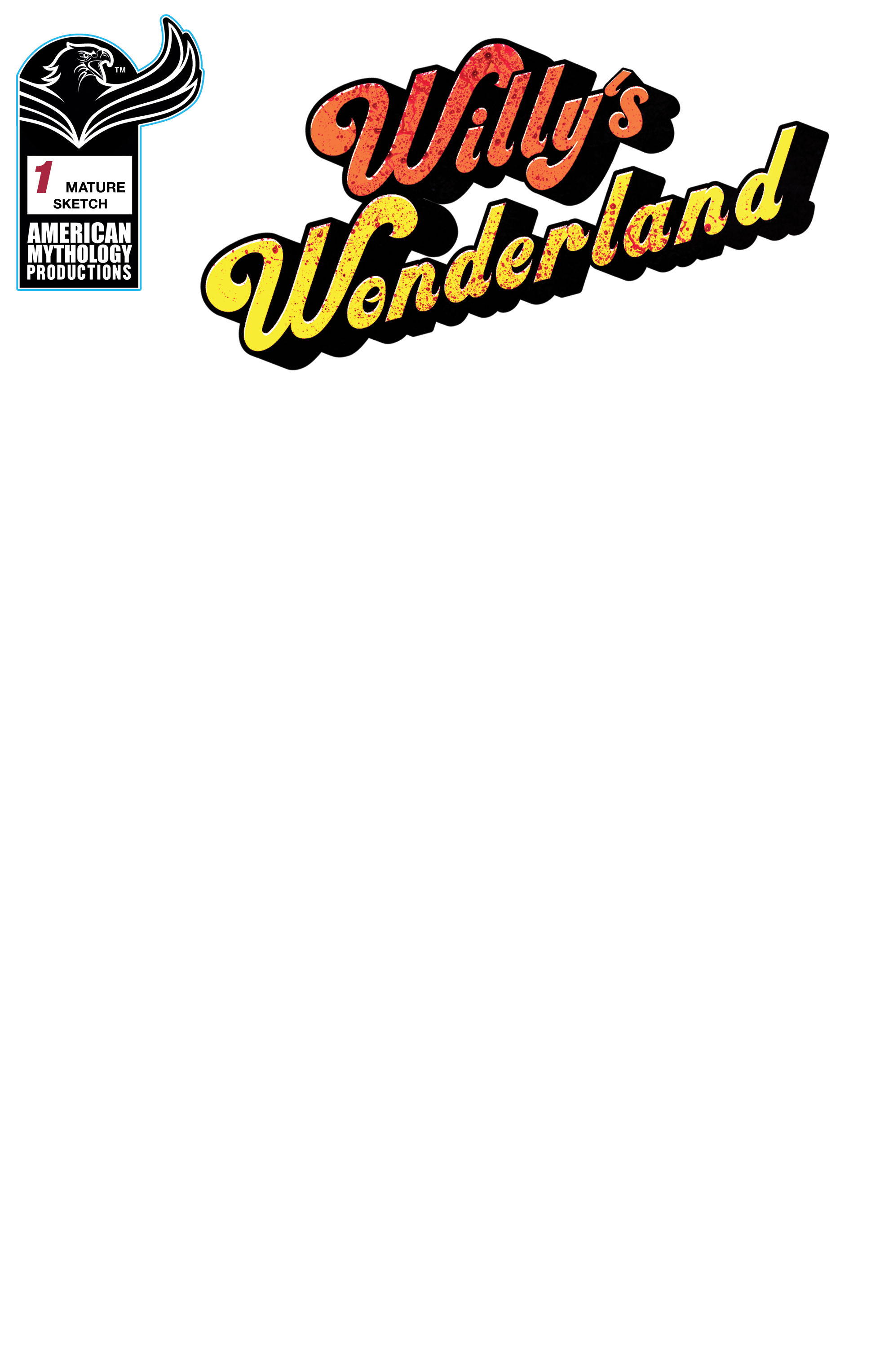 Willy's Wonderland Prequel #1 Blank Sketch Cvr
