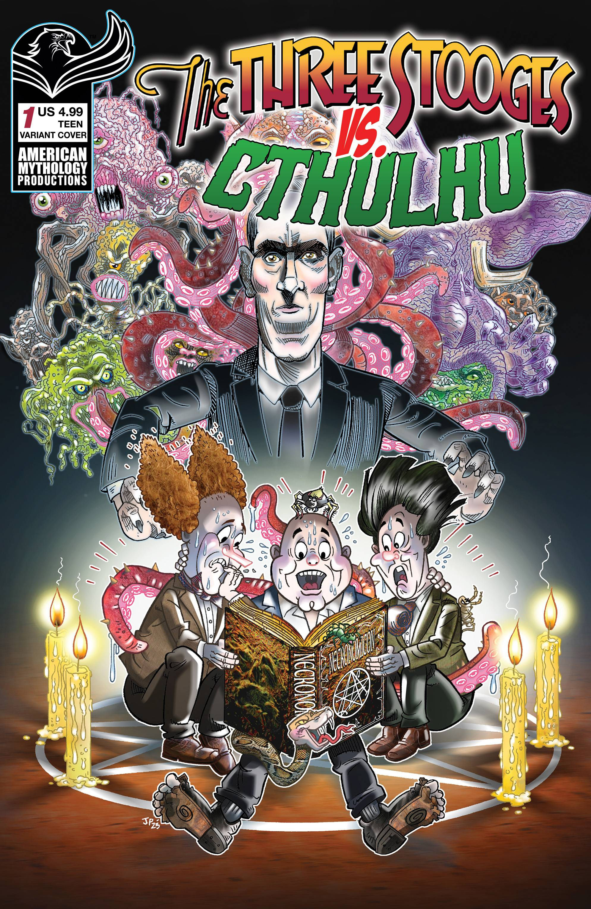 The Three Stooges Vs Cthulhu Pacheco Var Cvr