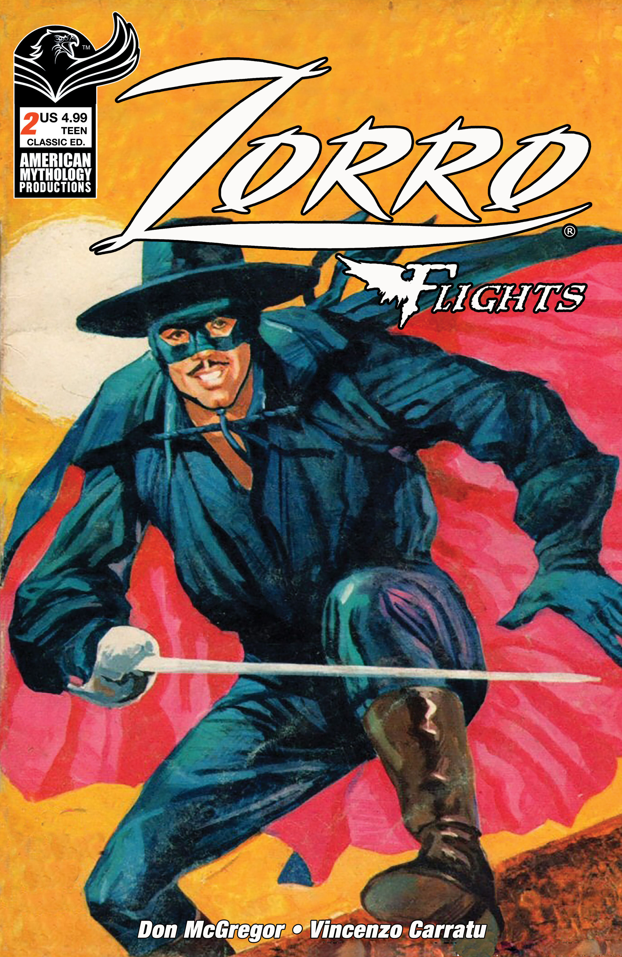 Don McGregor's Zorro Flights #2 Classic Variant Cvr