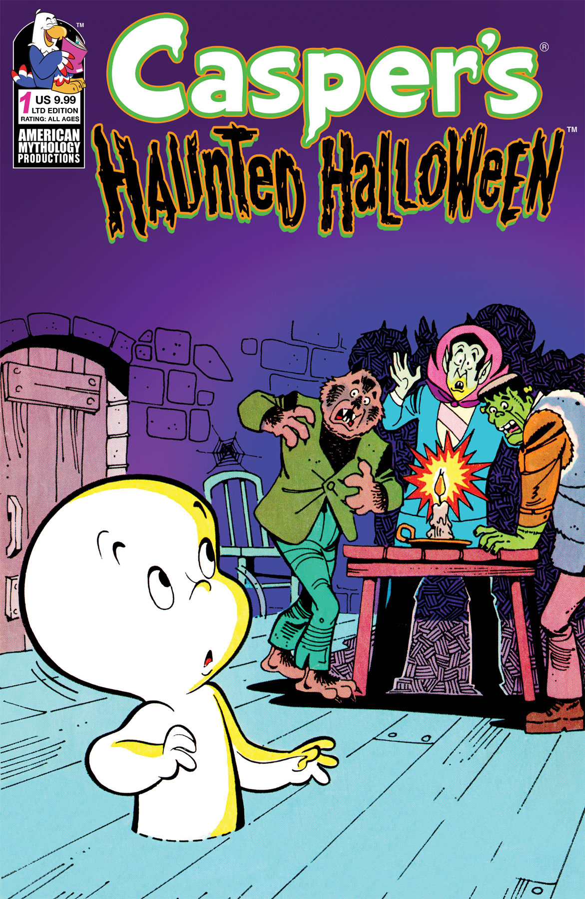 Casper's Haunted Halloween #1 Ltd Ed 1/350 Retro Animation Cvr