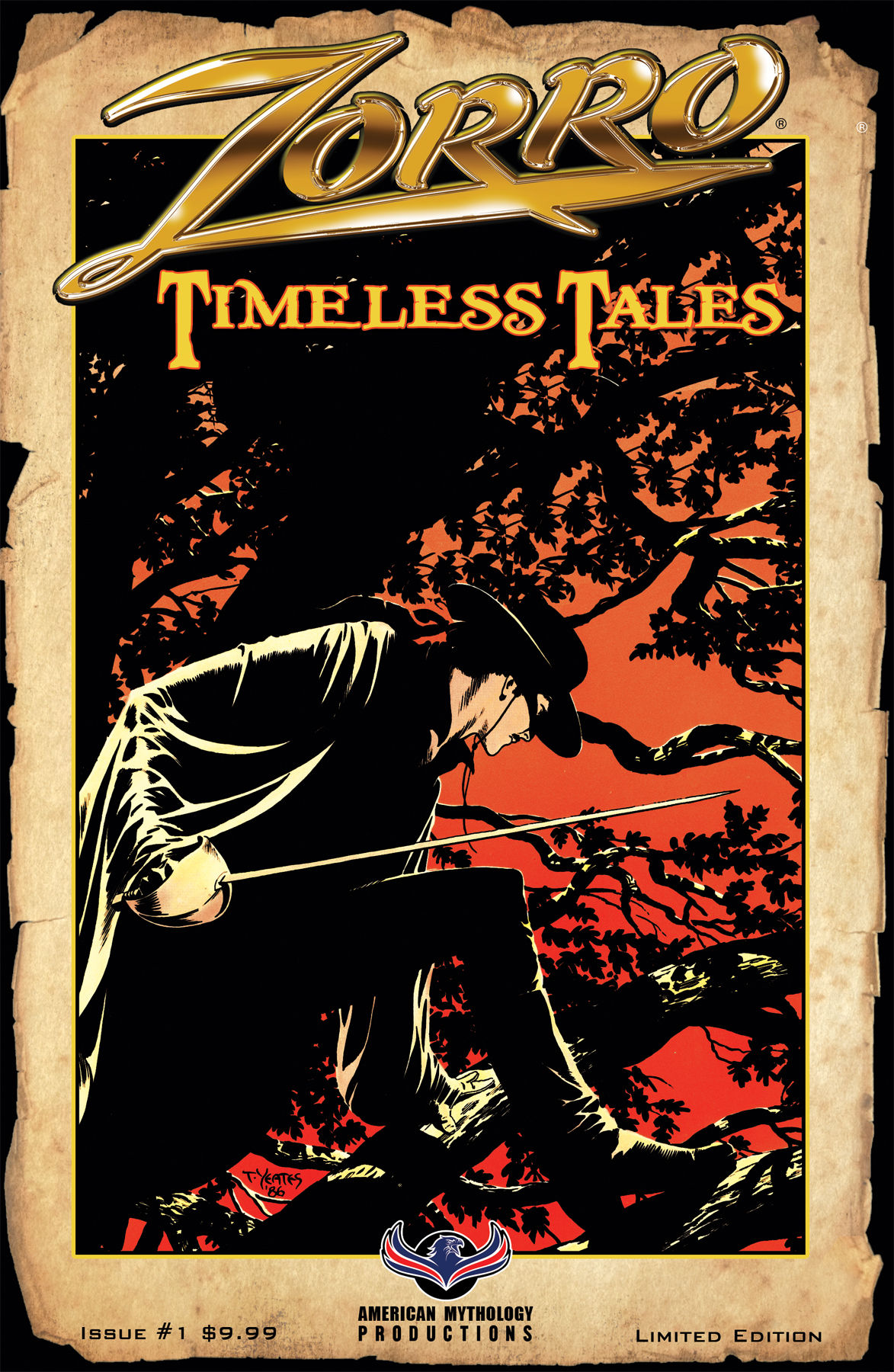 Zorro Timeless Tales #1 1/350 Ltd Ed Cvr
