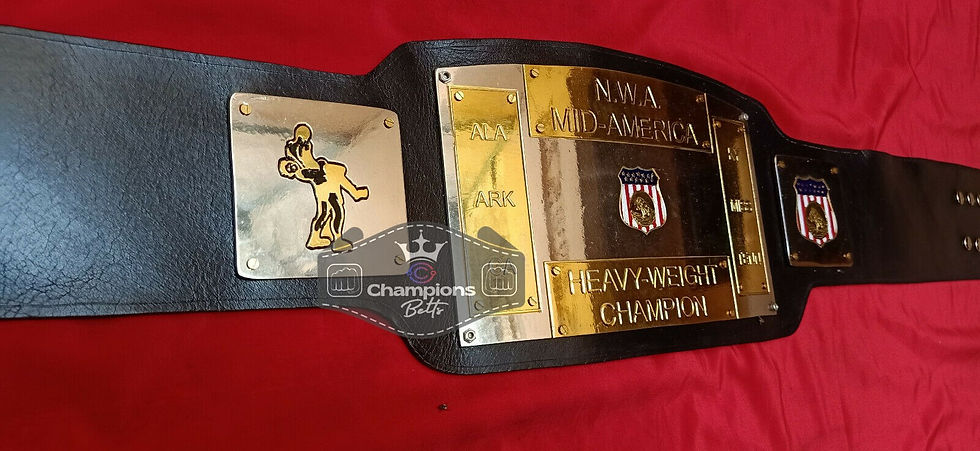 Thumbnail: NWA Mid America Heavyweight Championship Belt