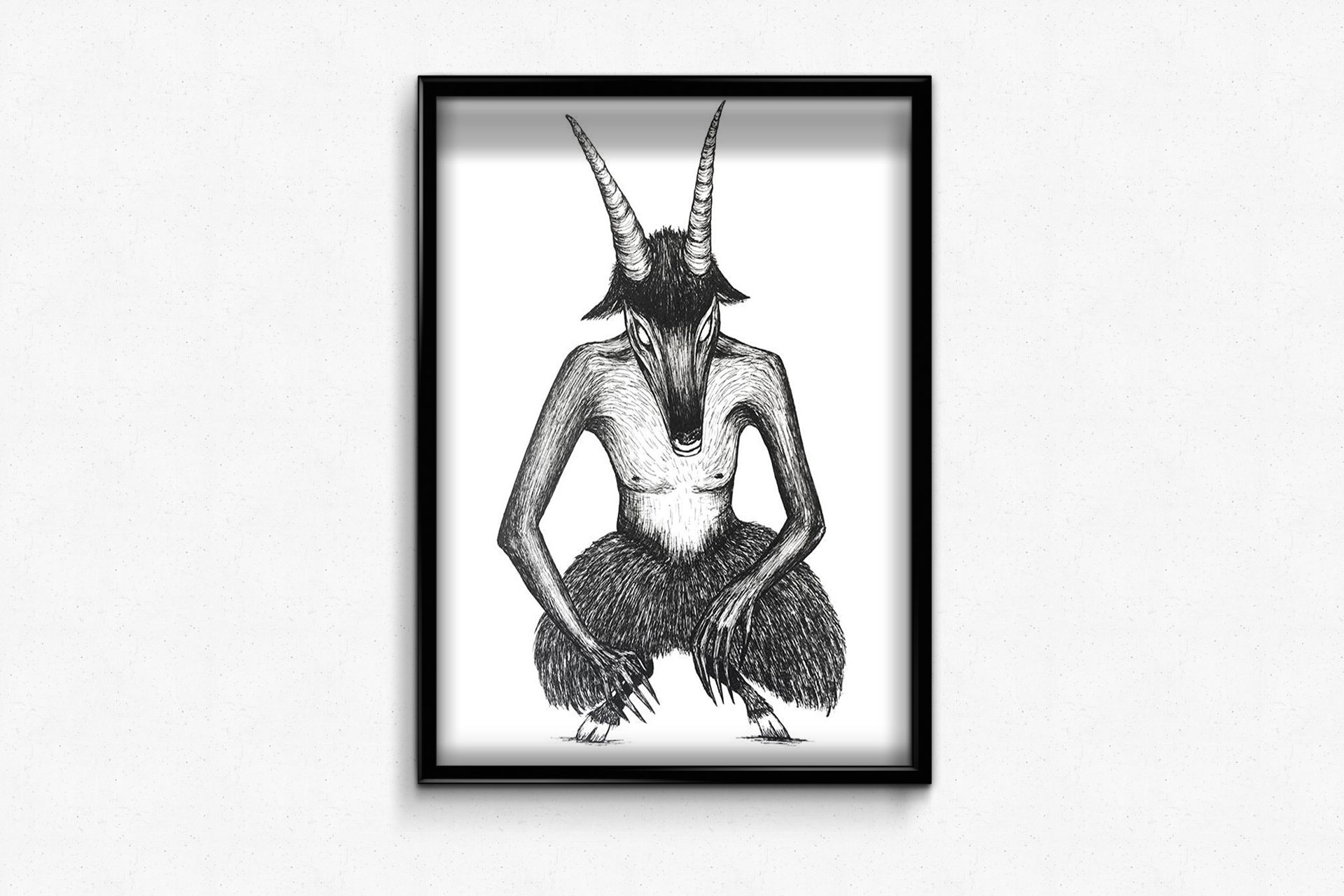 Goatman - A5 Print