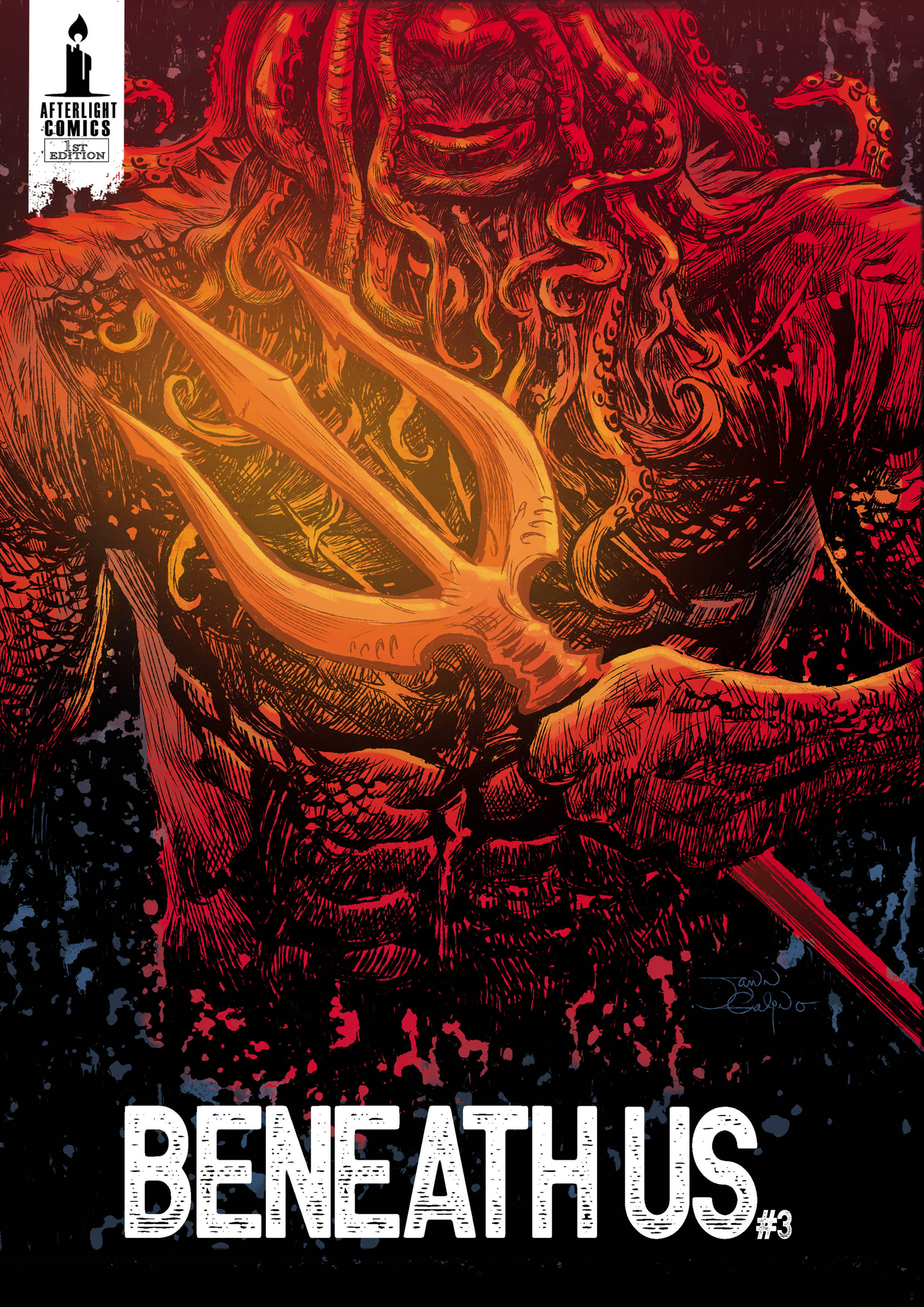 Cover of Beneath Us #3 Variant Edition SIGNED