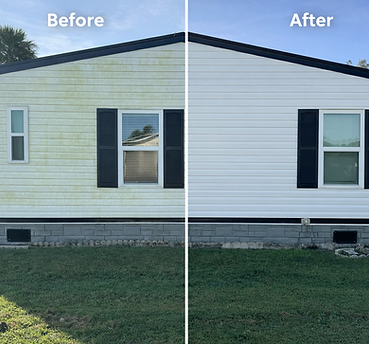 House siding transformation before and after