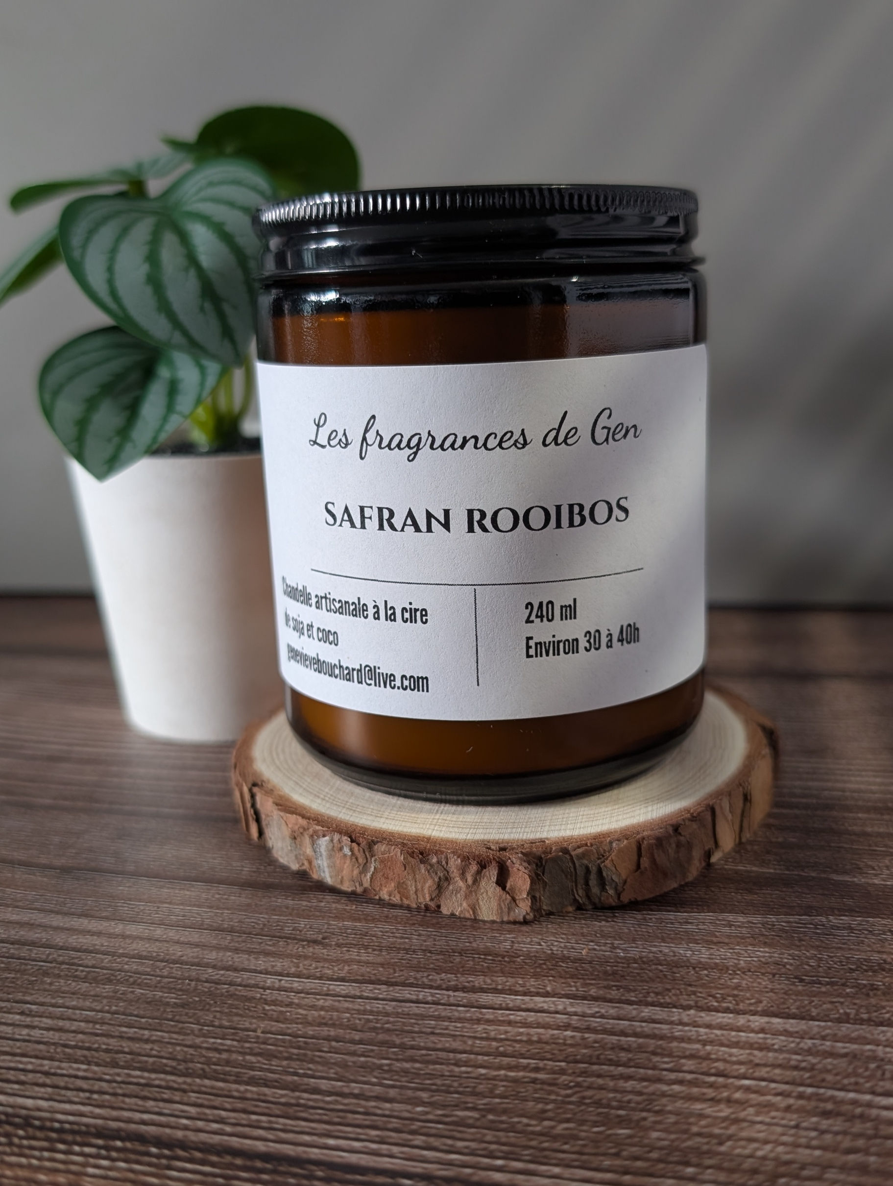 Bougie Safran Rooibos