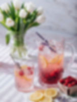 Pink Lemonade & Lavender Infused Water Recipe For Glowing Skin by Eat Nourish Glow