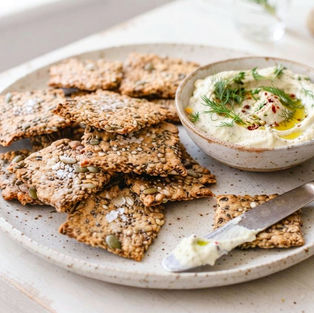 Anti-Inflammatory Seed & Nut Crackers (Gluten-Free)