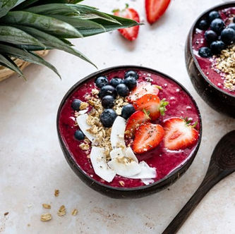 Glowing Skin Acai Berry Bowls, Wholefood Breakfast Made In Minutes