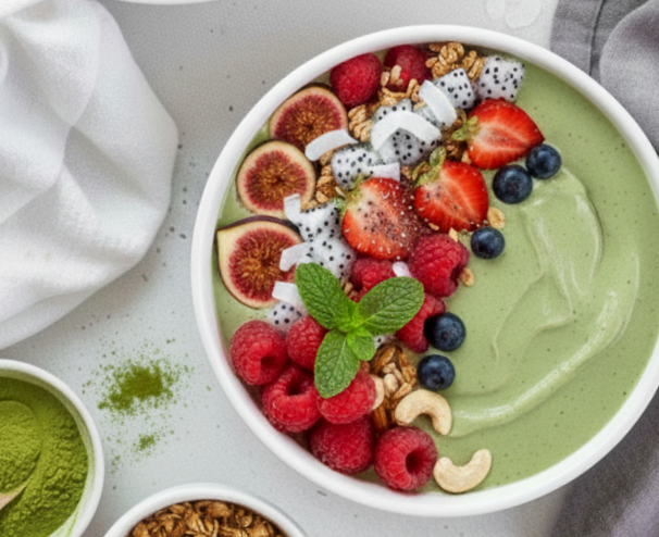 4-Ingredient Creamy Matcha Green Tea Smoothie Recipe