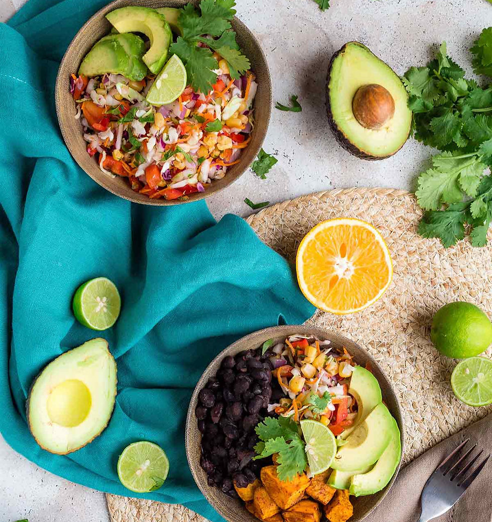 Sweet Potato Black Bean Burrito Bow | Cook Eat Live Love