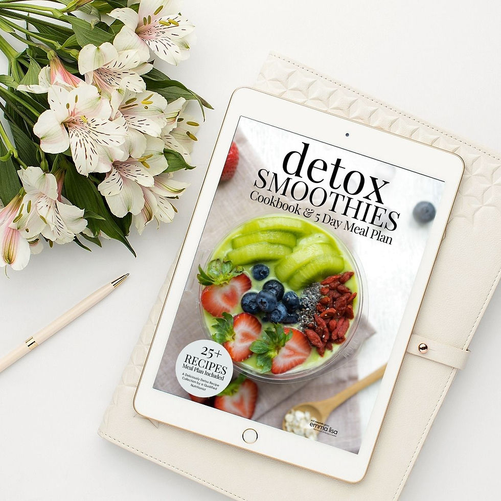 Detox Smoothie Cookbook & Meal Plan For Midlife Women