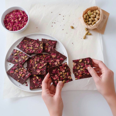 Raw Chocolate Bark For Energy Boost