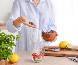Making Infused Water For Appetite Control