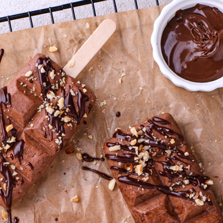 Making High Protein Fudgsicles With Sugar-free Drizzle