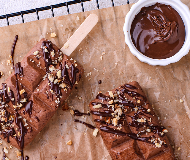 Making High Protein Fudgsicles With Sugar-free Drizzle