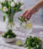 Lime & Watercress Infused Water Recipe by Eat Nourish Glow