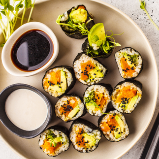 Vegan Sweet Potato Sushi