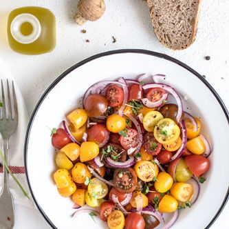 Fresh Italian Tomato Onion Salad Recipe