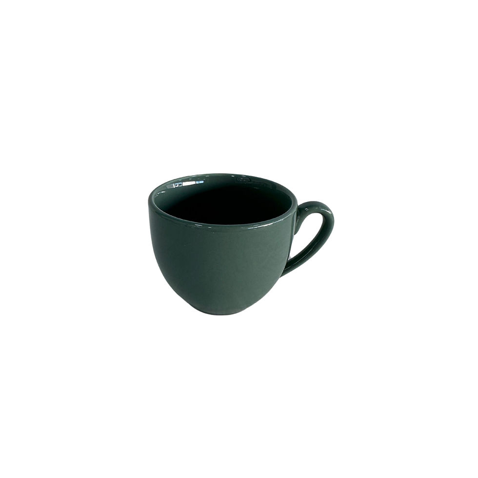 Miniatura: Xícara e Pires para Café Mix And Match em Porcelana 90ml Verde Salvia