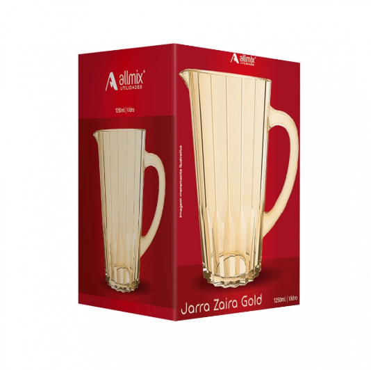 Miniatura: Jarra de Vidro Zaira Gold 1250ml