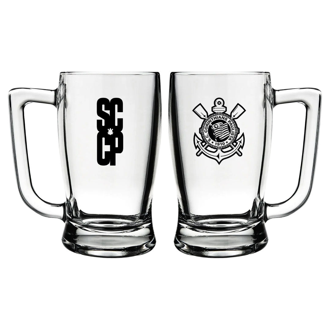 Caneca Cerveja Taberna 340 ML - Corinthians