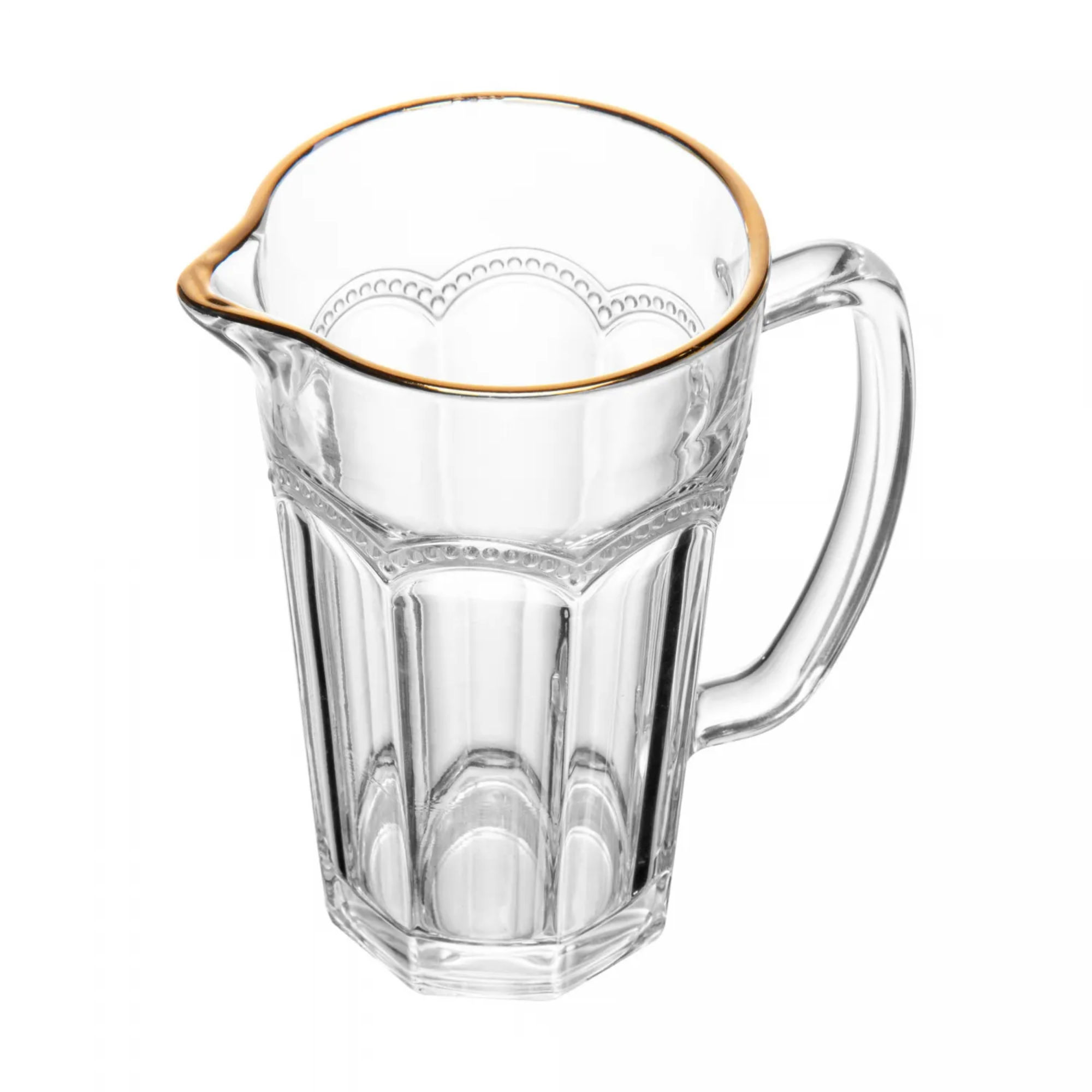 Jarra Belle Epoque com Fio de Ouro 750ml Vidro