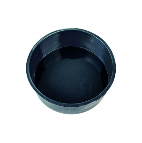 Forma Redonda de Silicone Preto 15 cm