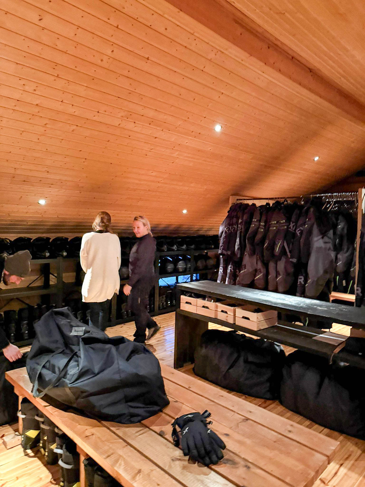 Prova utrustning för kyla