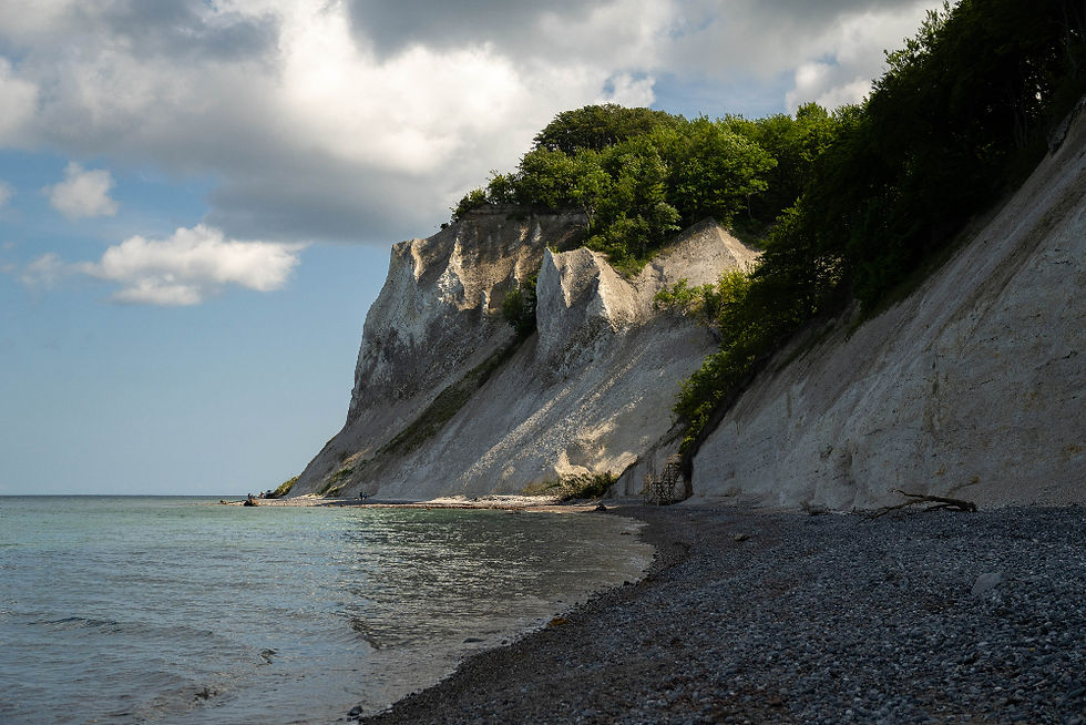 Möns klint med vita klippor