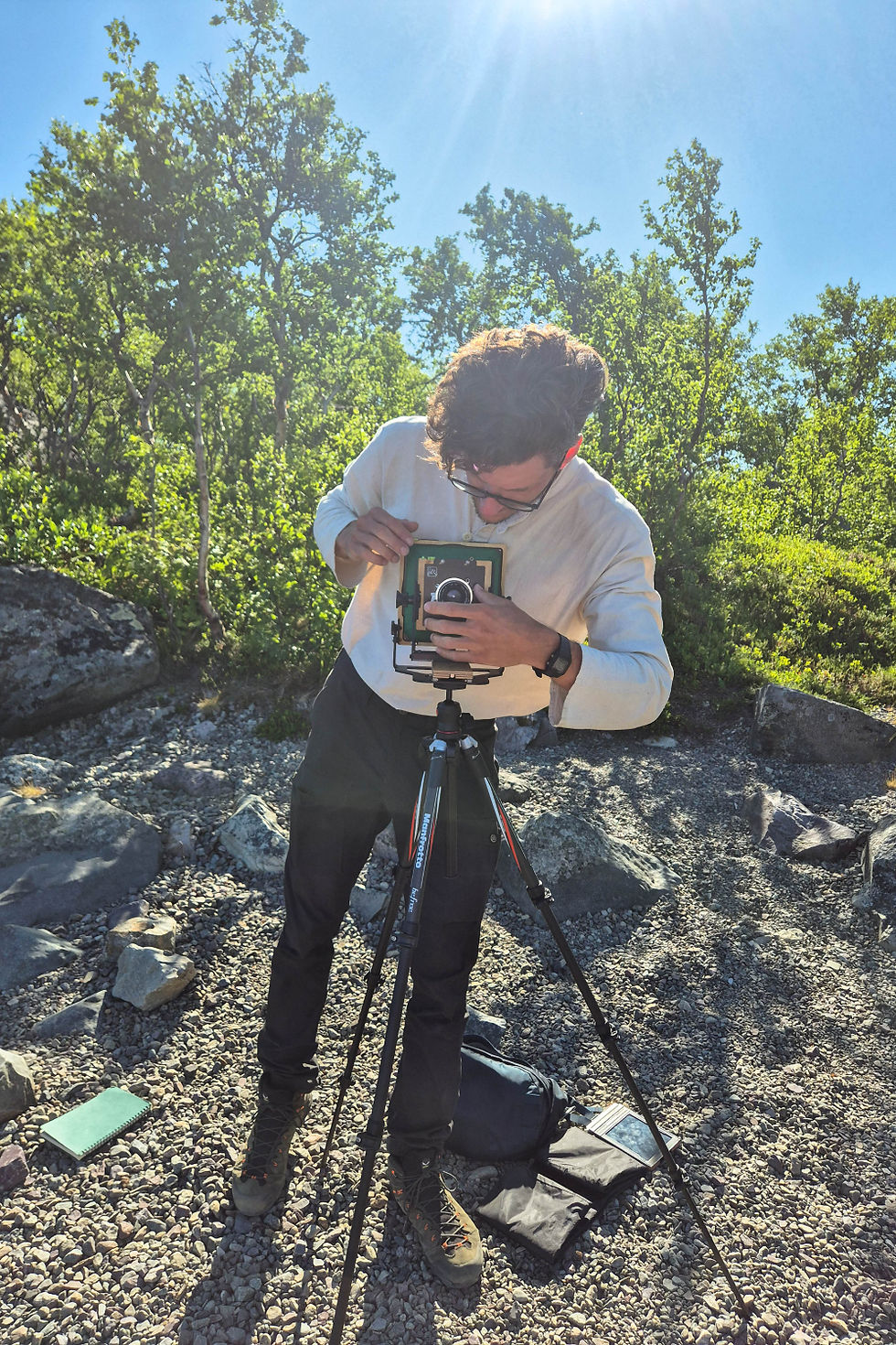 Man med kamera