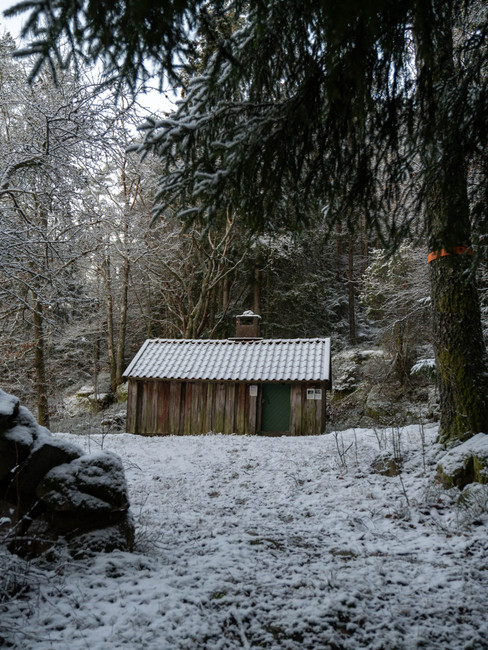 Dalens hembygdsgård, ryggåsstugan