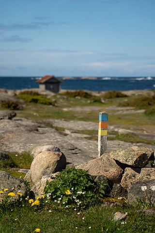 Ledmarkering mot havet