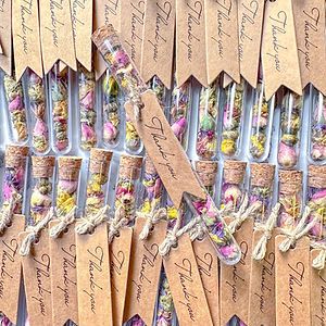 Floral Tea Test Tube