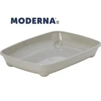 Moderna Cat Litter Tray (Warm Grey) 37cm