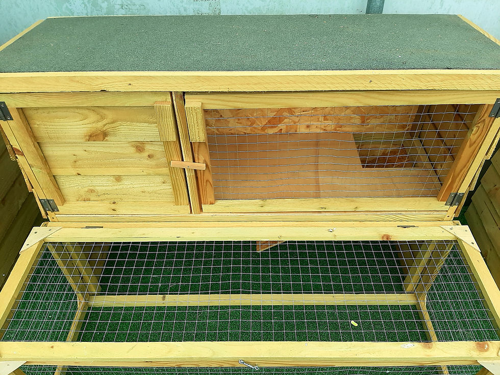 Thumbnail: 4ft Timber Hutch with Run