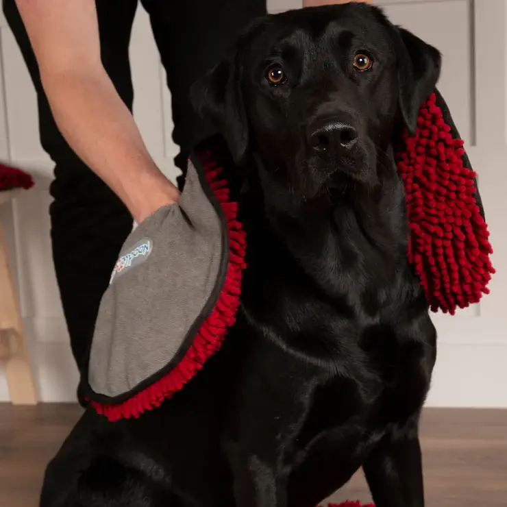 Thumbnail: Noodle Drying Towel - Burgundy
