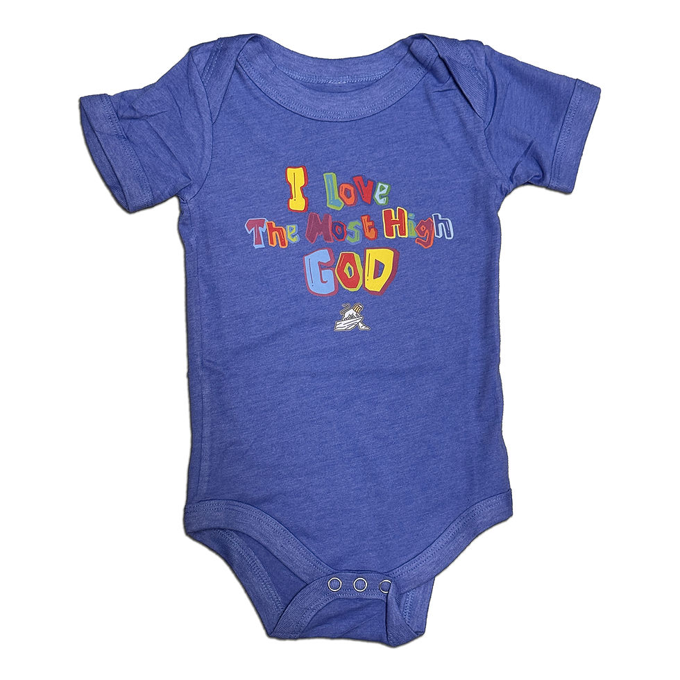 Thumbnail: I Love The Most High God Onesie (2 Colors)