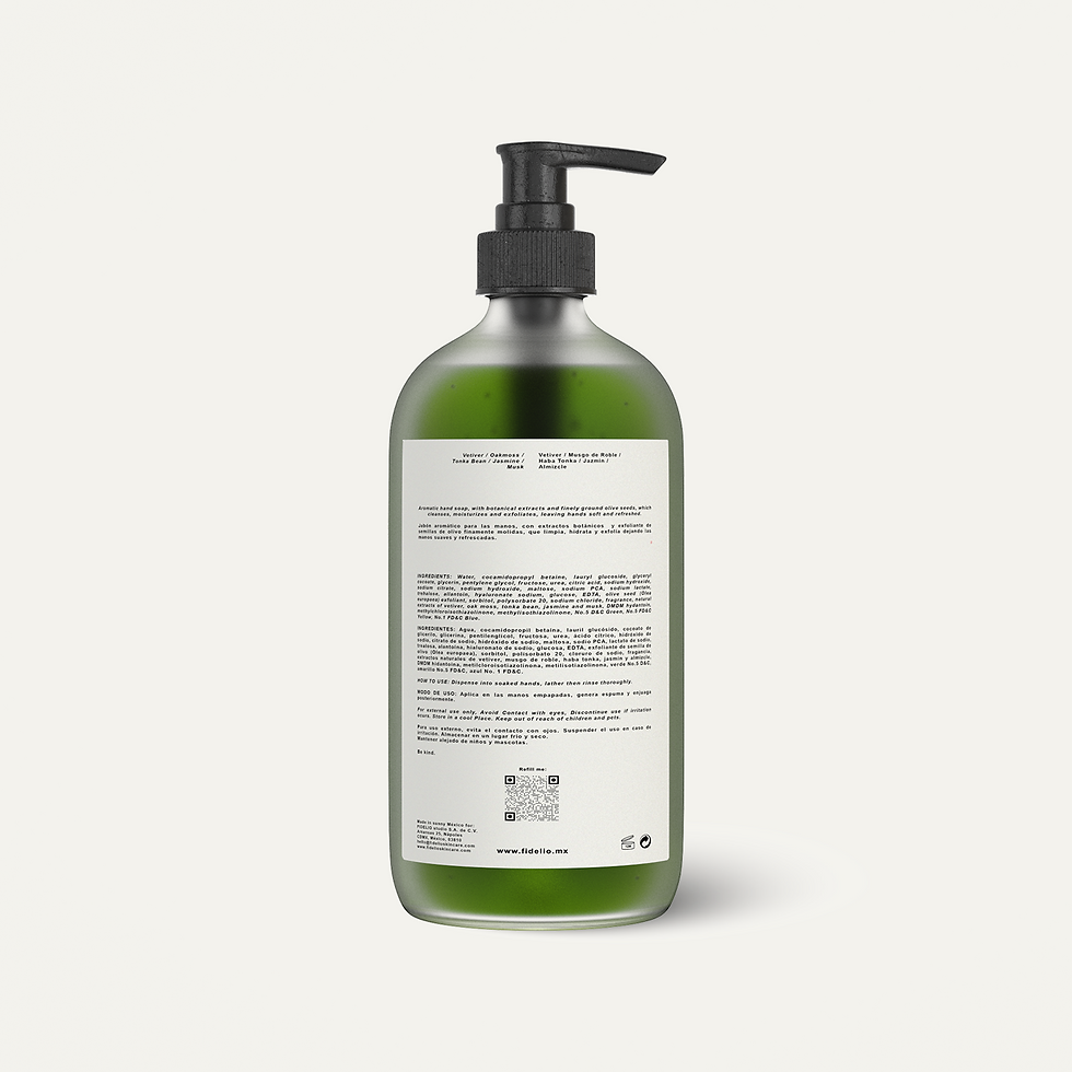 Miniatura: Jabón exfoliante para manos - Musgo