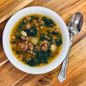 Easy Italian Sausage, Potato, & Kale Soup Recipe