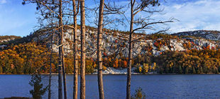 Fall scene from the acclaimed lake in Killarney Park, Ontario.
A photograph by Janusz Wrobel, Ontario.