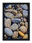 Pebble Beach depicted by Janusz Wrobel's art photograph. Bruce Peninsula National Park, Ontario