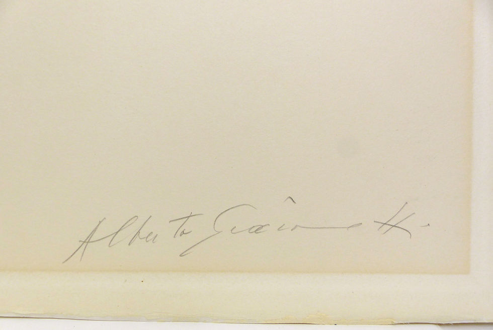 Alberto Giacometti 1901 - 1966). La mère de l'artiste assise II.